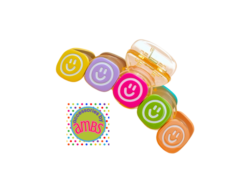 Happy Hair Clips