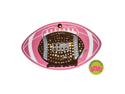 Piper K football bling clip