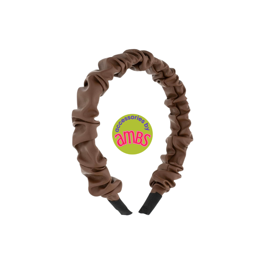 Scrunch in Style Leather Headband