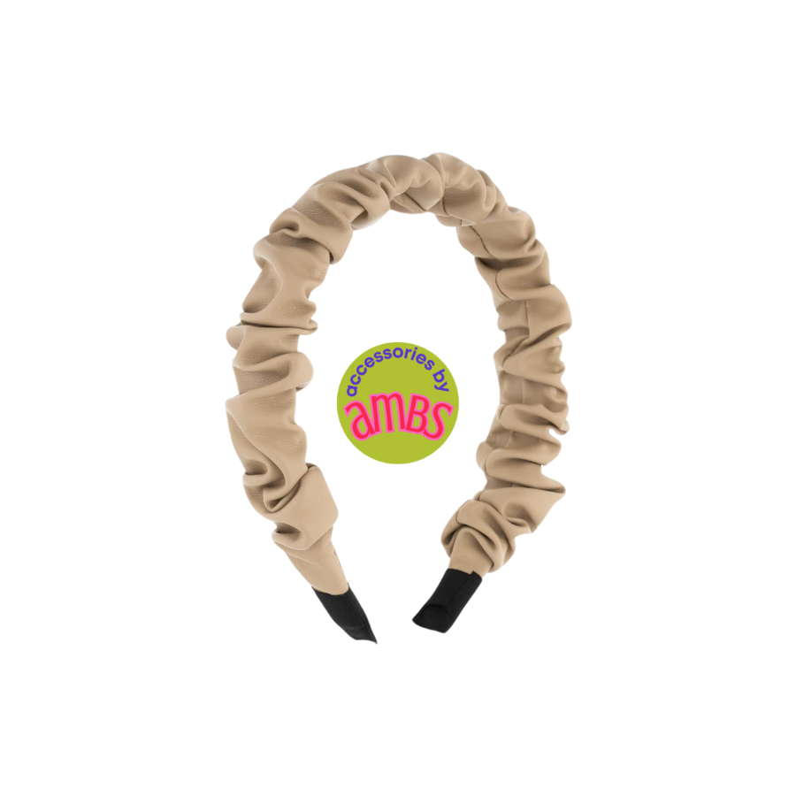 Scrunch in Style Leather Headband