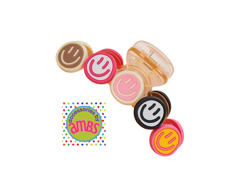 Happy Hair Clips