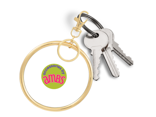 Golden Key Ring Bangle