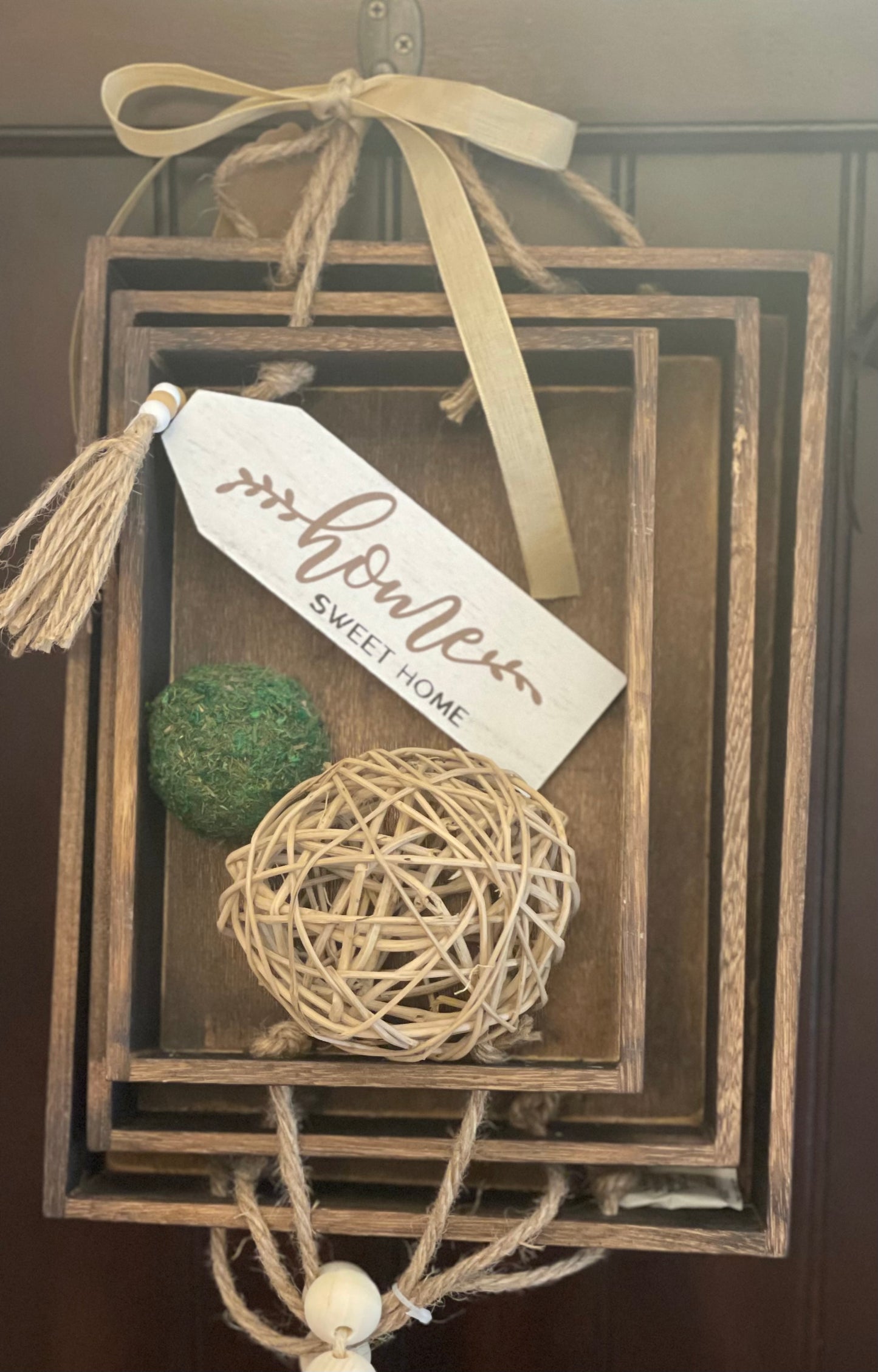 Barnwood Nesting Tray Set