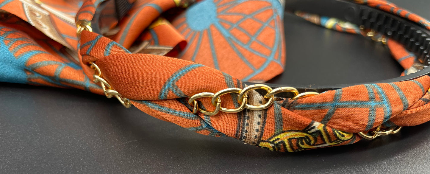 Scarf and Chain Headband