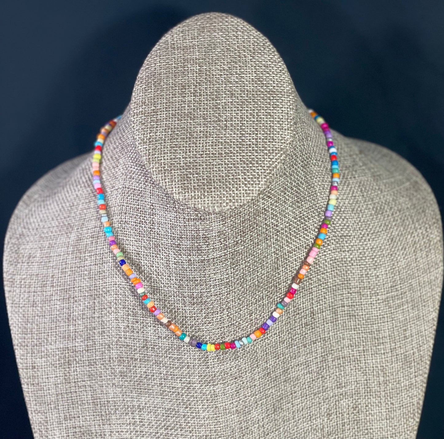 Colorful beaded necklace