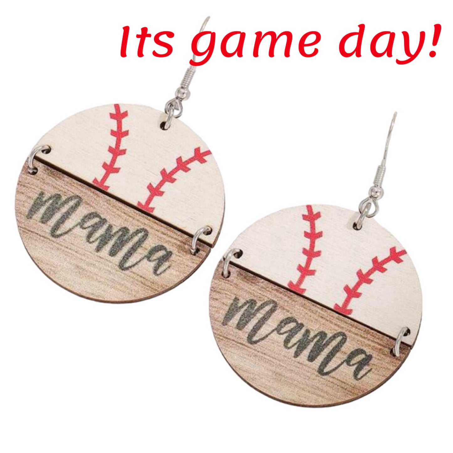 Baseball Earrings
