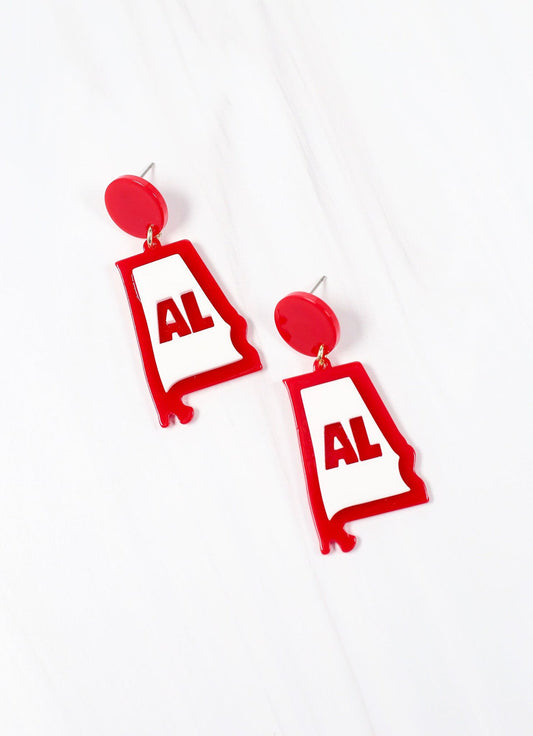 Acrylic State Earrings