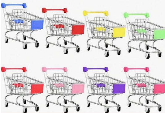 Random Color Toy Shopping Cart