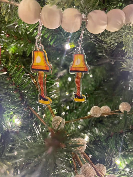 Leg Lamp Earrings