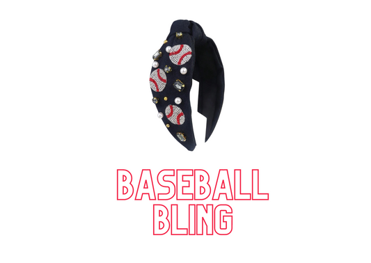 Baseball bling headbands