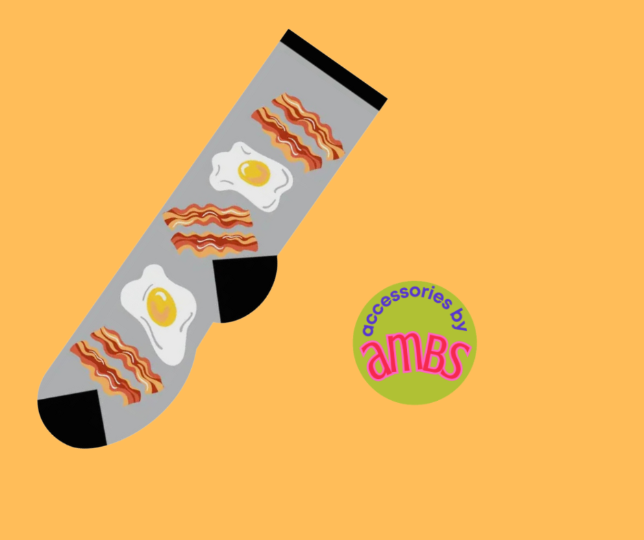 Break Fast for Breakfast Socks