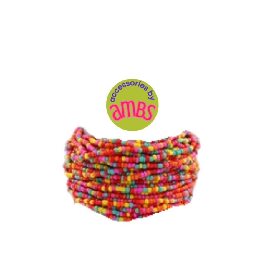 Multicolored Seed Bead Stacking Bracelets