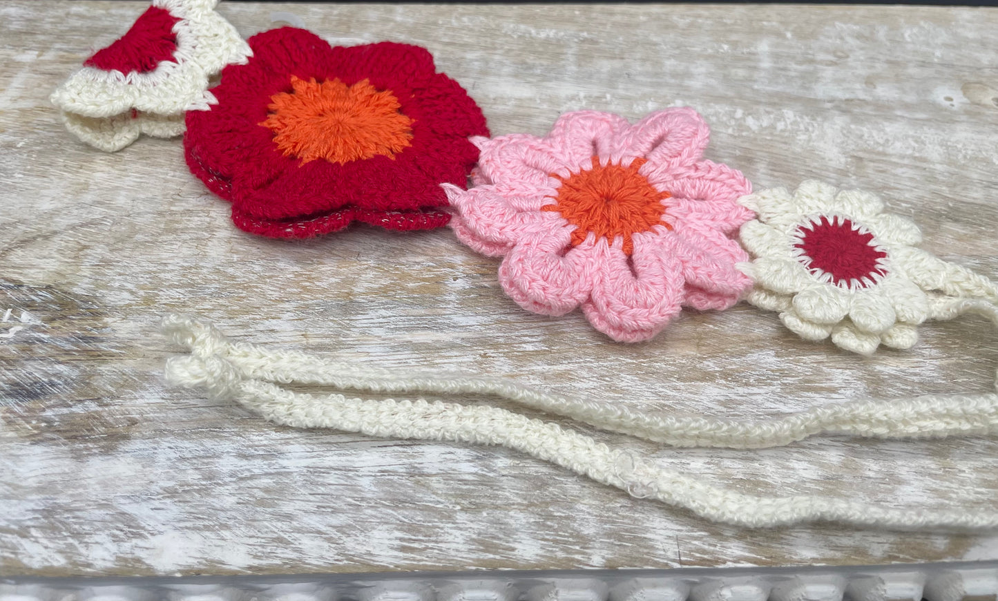 Floral Retro Hair Ties