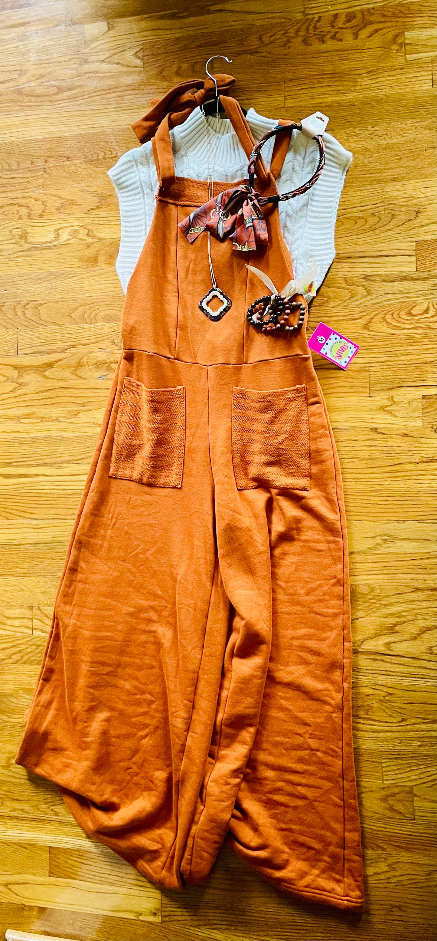 Autumn Wide Leg Overalls