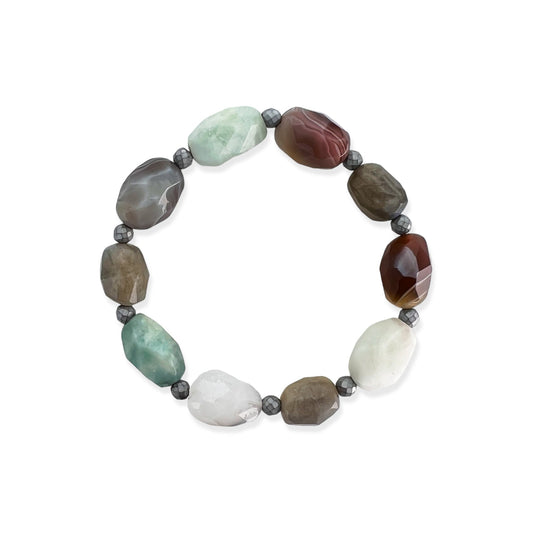 Natural Stone Stretch Bracelet