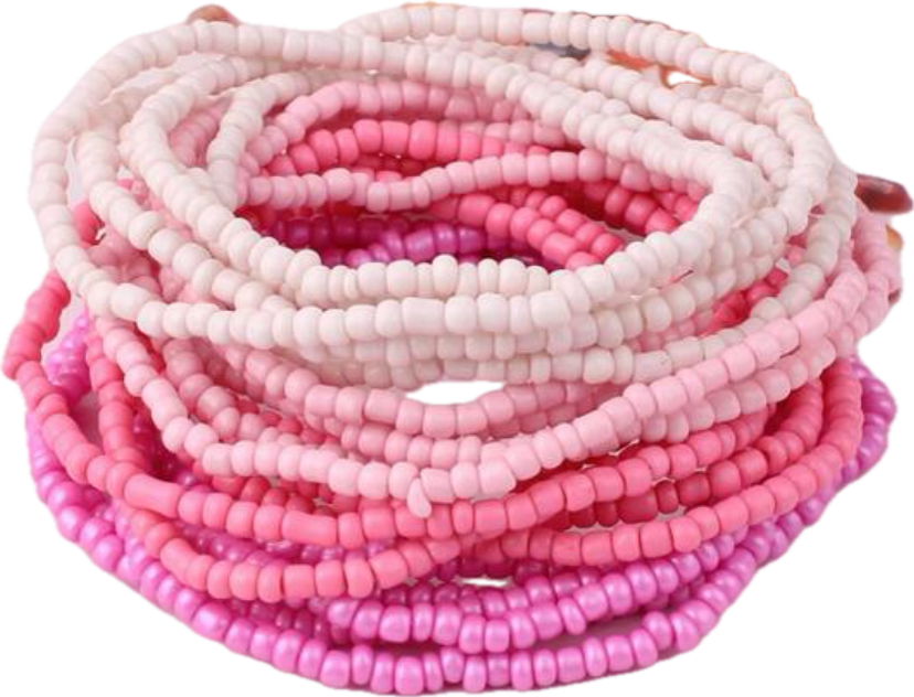 Pink Ombre Bracelet Stack