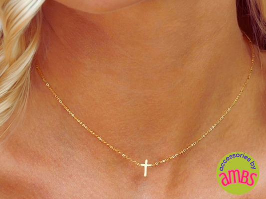 Cross Choker Necklace