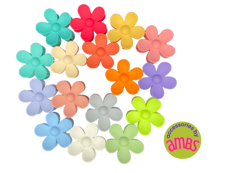 Flower Hair Clips