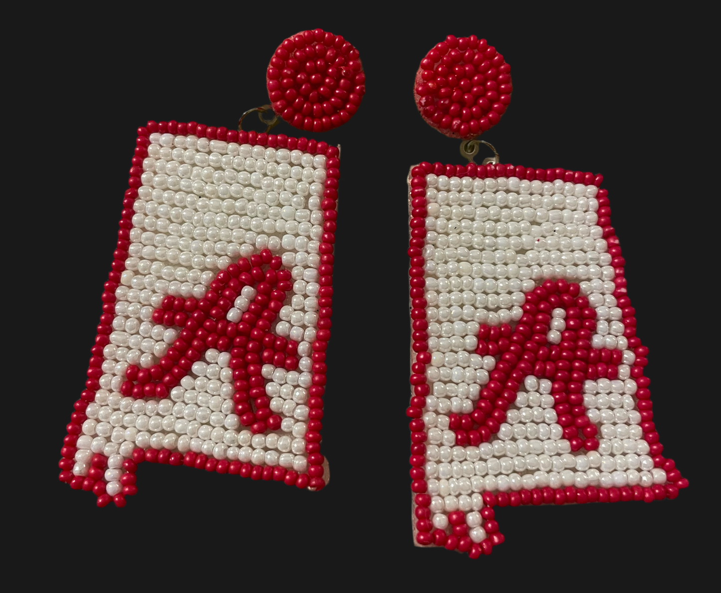 Alabama Seed Bead Earrings