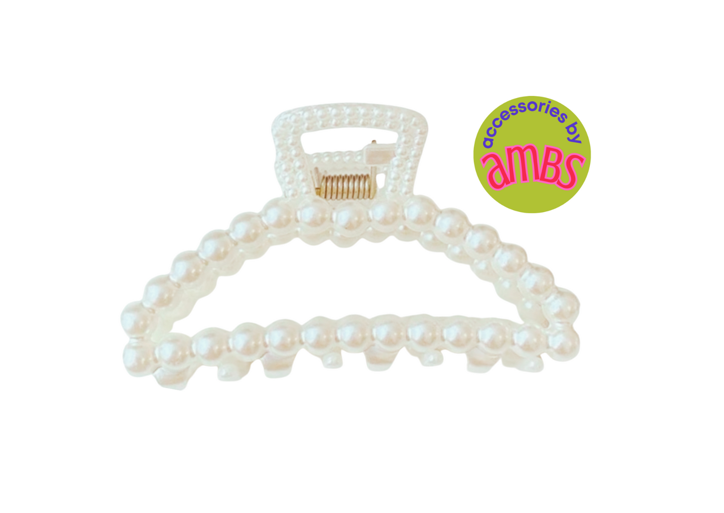 Assorted pearl hair clips ￼